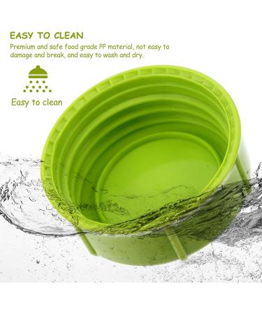 10pcs Green Baby Milk Bottle Lids Cover for Mam Bottles, Breast Pump, Feeding Cup - Storage Holder for Newborns - Breastfeeding Covers - Buy Online on GoSupps.com