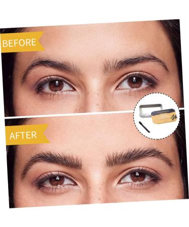 BIUDECO 2 Pcs Eyebrow Styling Cream Waterproof Suit Wax Stick Brow Pomade Eyebrow Wax Pen Lip Gloss Kit - Buy Online on GoSupps.com
