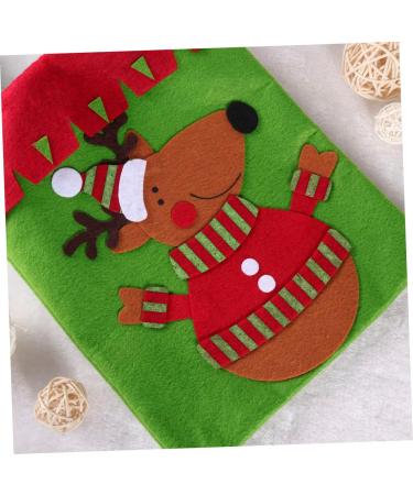 LALAFINA Christmas Sweet Bags Christmas Treat Bags Christmas Candy Bags Bag Supplies Elk As Shown 44.00X21.00X1.20CM - Buy Online on GoSupps.com