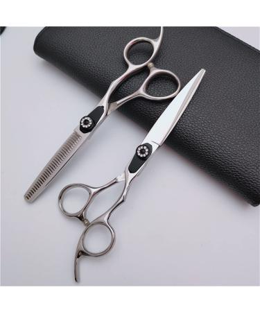 Hair Cutting Scissors Kit 6 in High Nut Professional Barber Scissors Set Hair Stylist Hair Clipper Barber Tool Tooth Scissors