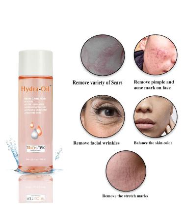 Scar Removal Serum for Face & Body | Hydrating Oil for Stretch Marks & Dark Spots | Vitamin E & A | 125 ml (4.2 Fl Oz - Buy Online on GoSupps.com