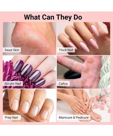 MelodySusie 100pcs Sanding Sleeves - 180 Grit Nail Drill Attachments for Nail Art and Design - Buy Online on GoSupps.com