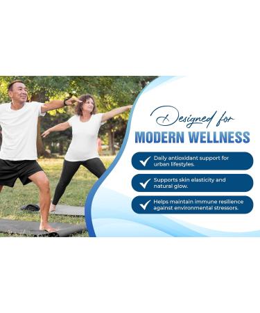 Liposomal Glutathione Supplement High-Potency Antioxidant L-Glutathione Supplement Collagen Resveratrol Hyaluronic Acid Supports Skin Health & Overall Wellness 2550mg Active Ingredients 60 Softgels 1 - Buy Online on GoSupps.com