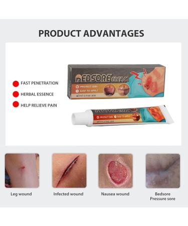 20g x 2pcs Bedsore Treatment Ointment Set - Effective Healing Cream for Bed Sores and Wound Care - Buy Online on GoSupps.com