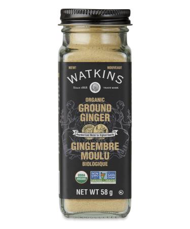 Watkins Gourmet Organic Spice Jar Ground Ginger Non-GMO Kosher 58 g
