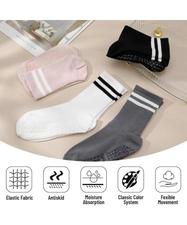 Apricitie Non-Slip Yoga Socks for Women - Anti-Slip Pilates & Sports Grip Socks Size 35-42 - Buy Online on GoSupps.com