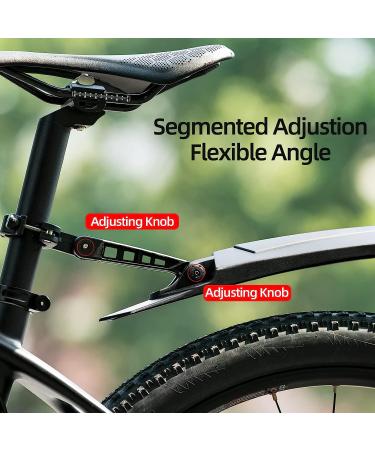 ROCKBROS Adjustable Bike Fender Set | Front Rear MTB Mud Guards for Cycling | Splash Guard for Mountain, Road & City Bikes - Buy Online on GoSupps.com