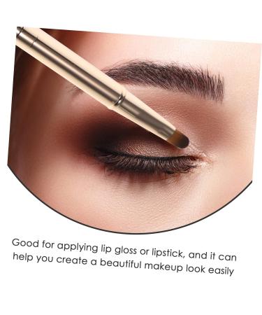 Buy Mipcase 4pcs Double Ended Lipstick Brush Set - Soft Lip Mask Applicators for Women | Aluminum Alloy Makeup Accessories - Buy Online on GoSupps.com