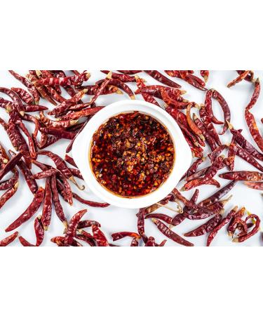 Sichuan Chili Flakes 8 oz - Authentic Medium Hot Spice for Asian Dishes | Amazing Chiles and Spices - Buy Online on GoSupps.com
