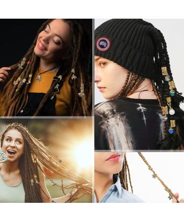 NBEADS 36 Pcs Animal Theme Hair Jewelry for Braids - Butterfly Dreadlock Accessories, Hair Cuffs, Beads, Pendants, Loc Jewelry, Charms, Clips for Braids Decoration - Buy Online on GoSupps.com
