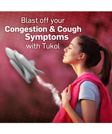 TUKOL Max Action Severe Cough Suppressant & Nasal Decongestant Syrup - 6 Fl Oz - Buy Online on GoSupps.com