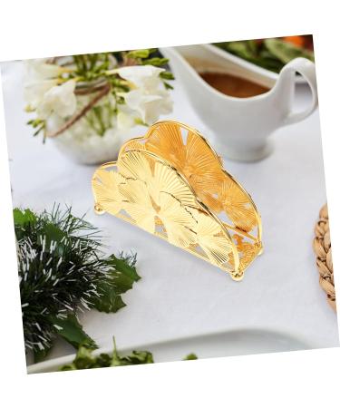 Alipis 2pcs Storage Modern Household Novelty Paper Holder Iron Table Serviette Napkin Gold Guest Kitchen As Shownx2pcs 14.5X8.2CMx2pcs - Buy Online on GoSupps.com