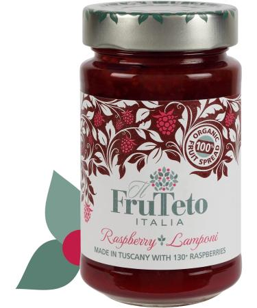 il FruTeto Italia 100% Organic Raspberry Spread 250g Made in Tuscany only with fruit without pectin without added sugar without preservatives. - Buy Online on GoSupps.com
