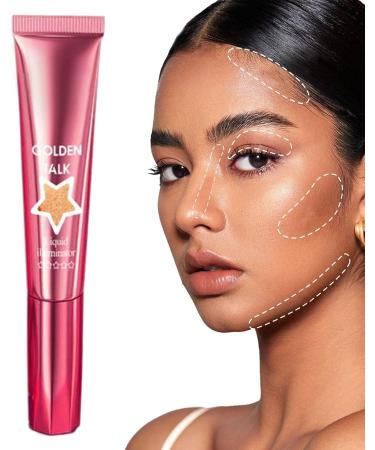 Sparkling Face Highlighter Lightweight smudgeresistant highlighter for the face and body Liquid Highlighter Long Lasting Shimmering Radiant Makeup Cream 18 ml liquid - Buy Online on GoSupps.com