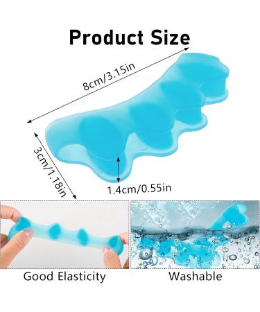 WLLHYF Gel Toe Separator & Spacers Pedicure Kit for Bunion & Hammer Toe Corrector - Blue - Buy Online on GoSupps.com