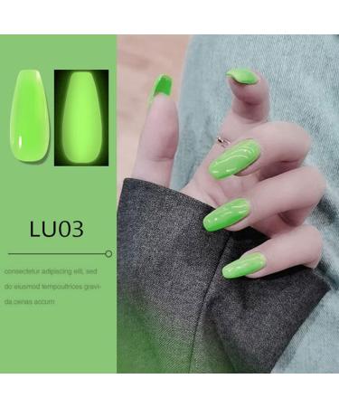 Jascherry 8 Colors Neon Light Poly Nail Gel - Fluorescent Acrylic Nail Extension Gel for Beginners - Bright Builder Gel for Stunning Nail Designs - Buy Online on GoSupps.com