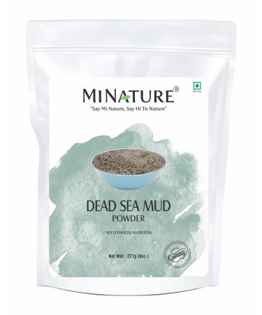Dead Sea Mud Powder by mi nature | 227g(8 oz)(0.5 lb) | 100% Only Dead Sea mud powder | Skin care | Facial Mask