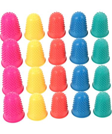 FRCOLOR 80 Pcs Multi-Function Finger Covers - Non-Slip Wear-Resistant Household Supplies | Assorted Colors - Buy Online on GoSupps.com