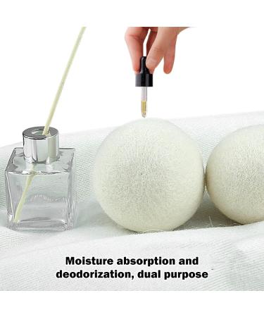 Shakven Laundry Wool Dryer Balls Round Fabric Softener Balls | Laundry Room Supplies Household Gadgets Natural Fabric Softener Balls Dry Cleaning Kit for Dryer - Buy Online on GoSupps.com