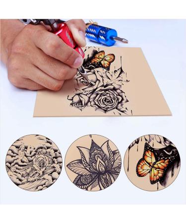 Autdor 10Pcs Double Sided 8x6 Tattoo Practice Skins for Beginners and Artists - Fake Skin for Tattooing and Microblading Practice - Buy Online on GoSupps.com
