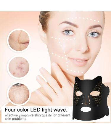  Duroecsain LED Face Skin Care Red Light Face Cover - 3 Speed Breathable Facial Skin Care 4 Colors Light Skin Care with 192 Lamp Beads  - Buy Online on GoSupps.com
