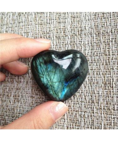 Buy Aitele Moonstone Labradorite Palm Stone - Heart-Shaped Healing Quartz Gemstone Worry Stone for Therapy & Jewelry - Buy Online on GoSupps.com