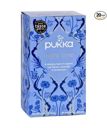 Pukka Organic Night Time Tea - 20 bags per pack - 6 packs per case