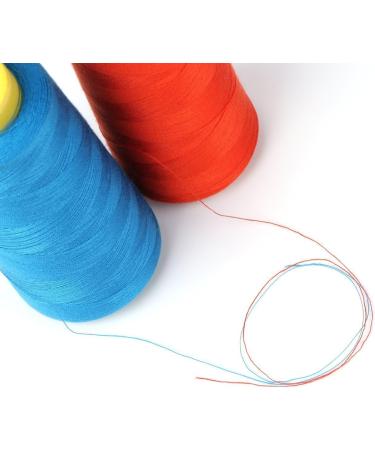 AK Trading 4-Pack WHITE Polyester Sewing Thread Cones - 6000 Yards Each - for Sewing, Quilting, Serger Machines, and Embroidery - Buy Online on GoSupps.com