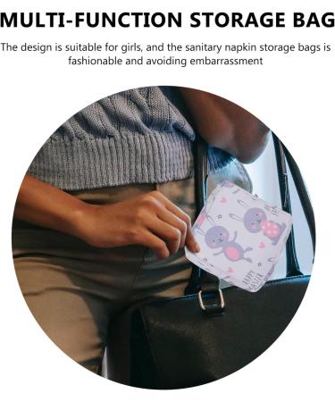 4-Pack Women's Bandage Storage Bags - Zippered Period Bag for First Period Gifts & Teenage Girls - Pink Collection - Buy Online on GoSupps.com