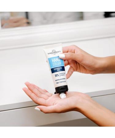 Workaholic's Cracked Hands Repair Cream - Hand Cream for Very Dry Hands Rich Skin Moisturiser Barrier Cream with 20% Hyaluronic Acid Shea Butter and Glycerin 75ml - Buy Online on GoSupps.com