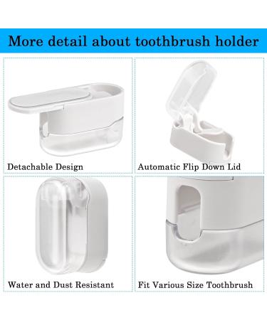 Shop Wllhyf 3-Piece Portable Toothbrush Covers - Travel Protective Caps for Hygiene & Convenience! - Buy Online on GoSupps.com