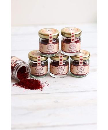 Scarlet Saffron Natural Red Saffron Threads (5g/.18oz) - Authentic Cooking Ingredient for Soups, Curry, Paella, Risotto & Beverages - Buy Online on GoSupps.com