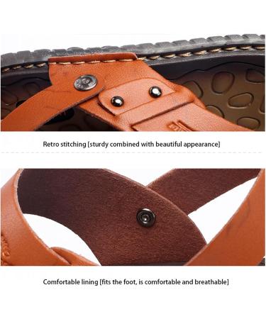 Men's Toe Corrector Sandal - Comfy Summer Slip-On for Bunion Relief | Non-Slip Breathable Flip Flops for Hallux Valgus Symptoms - Size 11 Brown - Buy Online on GoSupps.com