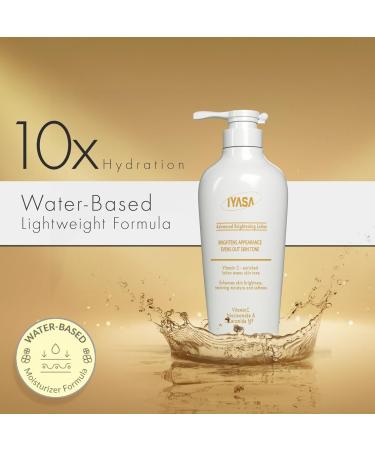 IYASA Advanced Brightening Lotion with 5% Vitamin C 10% Niacinamide Water based Skin Brightening Body Lotion Even Tone Dark Spot Remover Lightening Body Lotion 16.8 oz  - Buy Online on GoSupps.com