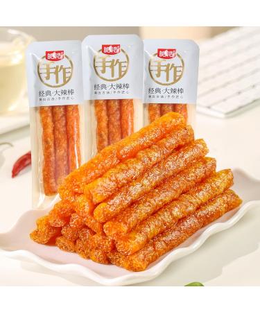 MKSDDF - Handmade Spicy Strips Chinese Snacks Spicy Sticks Spicy Snacks Handmade Chinese Spicy Strips Asian Snacks 10 Packs of 330g - Buy Online on GoSupps.com