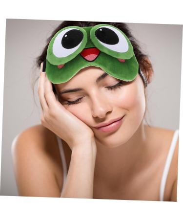 Masque de Sommeil Gel Grenouille Fantaisie Bandeau Occulant L ger Masque Yeux Dessin Anim Confort Enveloppant Voyage D tente Accessoires Sommeil pour Adultes et Gar on 18X9X5CM Vert Fonc  - Buy Online on GoSupps.com