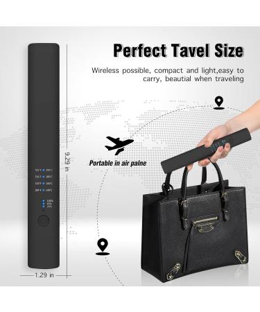 iTayga Cordless Hair Straightener & Curler - 2 in 1 Portable Flat Iron with 5000mAh Battery - Wireless USB Rechargeable Travel-Friendly - 4 Colors Available - Buy Online on GoSupps.com