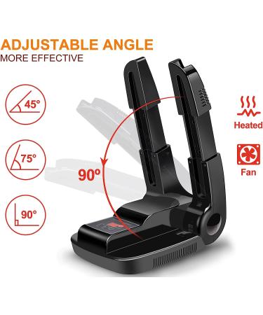 Manledio Portable Electric Shoes Boots Dryer & Warmer | Folding & Adjustable Drying Rack | BLO-Black - Buy Online on GoSupps.com