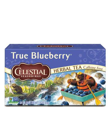 Celestial Seasonings True Blueberry Herb Tea 20 ct - Buy Online on GoSupps.com