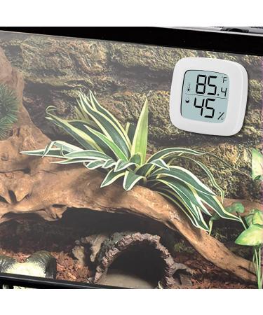 Digital Reptile Terrarium Thermometer Hygrometer | High-Accuracy Display for Reptile Tank | Ideal for Reptiles & Amphibians - Buy Online on GoSupps.com