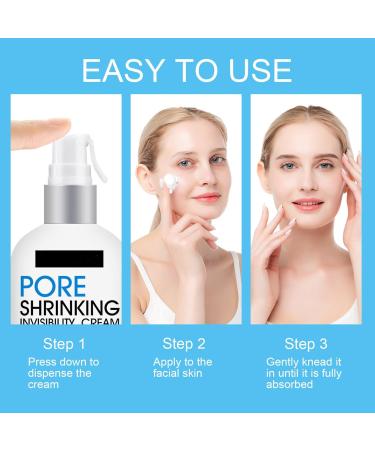 Cr me invisible pour pores minimisant les pores et r ducteur de pores pour le visage hydratant contr le l'huile resserre les pores hydrate resserre lisse les ridules laisse la peau mate et - Buy Online on GoSupps.com