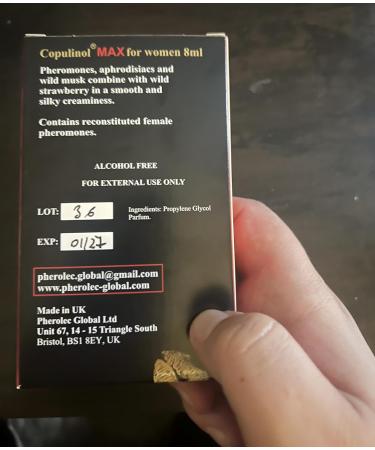 Pherolec Global COPULINOL MAX 100% Pheromone for Women Strength Pheromones Perfumes for Women Cologne Essential Oil Long-lasting Infused Scent Travel Perfume For Her Fragrances 0.27 Fl. Oz Roll On - Buy Online on GoSupps.com