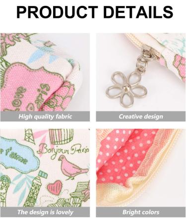 FOMIYES Portable Sanitary Napkin Storage Bag for Teen Girls - Cotton Menstrual Pads Pouch with Zipper for School (1PCS) - Buy Online on GoSupps.com