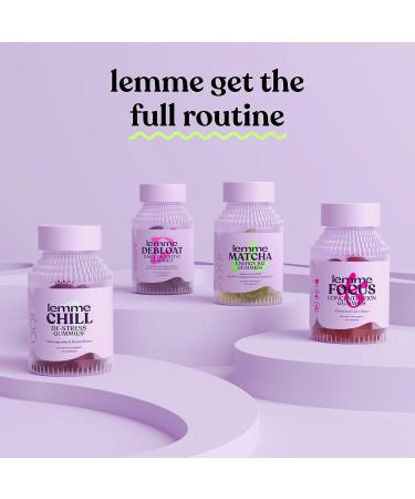 Lemme Chill Stress Relief Gummies with 300mg KSM-66 Ashwagandha | Relaxation Support with Lemon Balm, Passionflower & Goji | Vegan & Gluten-Free - 60 Count - Buy Online on GoSupps.com