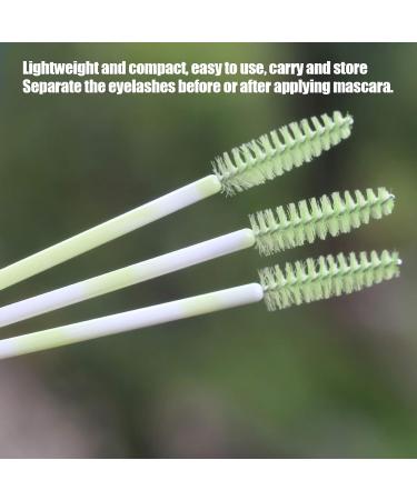 Mascara Wand Eyelash Brush Disposable Eyelash Spoolie for Women Beauty Girl Eyelash(green) - Buy Online on GoSupps.com