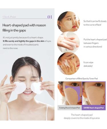 DAYBE Toner Pad Calming Moisturizing Soothing Toner Cotton Pad 100 Pads | Free Full Size Sample (Random) | Super Centella and 6 Hyaluronic Acids Toner-Soaked Pads | Pack of 2 - Buy Online on GoSupps.com