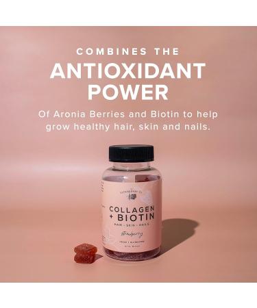 Elderberry Co. Collagen + Biotin Gummies - Hair, Skin & Nail Support - Buy Online on GoSupps.com
