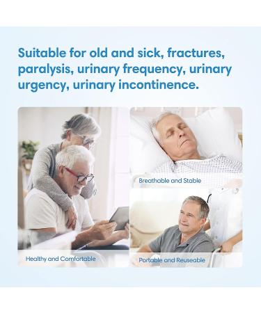 UrinMed External Catheter for Men - 2 Urine Bags Included (2000 ML) - Incontinence Management Kit for Bedridden Men - Buy Online on GoSupps.com