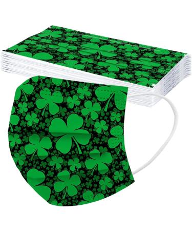 Buy WEXCV 50-Pack Disposable 3-Layer Mouth Protection | St. Patrick's Day Breathable Scarf - International Shipping Available - Buy Online on GoSupps.com