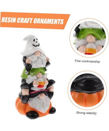CIMAXIC Dwarf Statue Ornament Garden Gnomes Statues Decor for Halloween Prop for Halloween Gnome Decor Resin - Buy Online on GoSupps.com